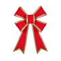 Christmas Bow Display with Lights- Red Indoor/Outdoor 110cm thumbnail 2
