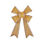 Christmas Bow Display with Lights- Gold Indoor/Outdoor 110cm thumbnail 2