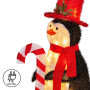 Christmas Penguin Display with Lights Indoor/Outdoor 80cm thumbnail 5