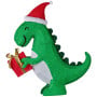 Christmas Dinosaur Display with Lights - 90cm thumbnail 4