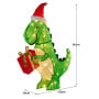 Christmas Dinosaur Display with Lights - 90cm thumbnail 5