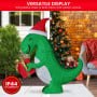 Christmas Dinosaur Display with Lights - 90cm thumbnail 7