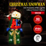 Christabelle 85cm Christmas Snowman On Presents Display with Lights thumbnail 3