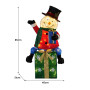 Christabelle 85cm Christmas Snowman On Presents Display with Lights thumbnail 4