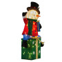 Christabelle 85cm Christmas Snowman On Presents Display with Lights thumbnail 8