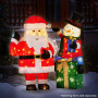 Christabelle 85cm Christmas Snowman On Presents Display with Lights thumbnail 9