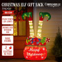 Christabelle Elf in Gift Sack Christmas Display Warm White LED Lights 86cm for Decoration w/Wire Frame Construction thumbnail 9
