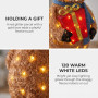 Christabelle 96cm Highland Cow Christmas Light Up Display LED Novelty Animal Gift Outdoor Indoor Xmas Yard Lawn Statue thumbnail 3