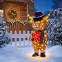 Christabelle 96cm Highland Cow Christmas Light Up Display LED Novelty Animal Gift Outdoor Indoor Xmas Yard Lawn Statue thumbnail 7