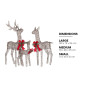 Christabelle 3 Reindeer Family Christmas Light Up Display 1.3m LED Outdoor Indoor Xmas Yard Lawn Statue Home Decor thumbnail 3