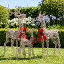 Christabelle 3 Reindeer Family Christmas Light Up Display 1.3m LED Outdoor Indoor Xmas Yard Lawn Statue Home Decor thumbnail 10