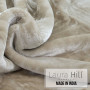 Laura Hill 600-GSM Mink Blanket Queen Size Double-Sided Soft Plush Bed Faux Throw Rug 220 X 240cm - Beige thumbnail 4