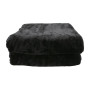 600GSM Large Double-Sided Queen Faux Mink Blanket - Black thumbnail 2