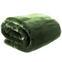 Laura Hill 600GSM Double-Sided Queen Size Faux Mink Blanket - Green thumbnail 2