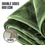 Laura Hill 600GSM Double-Sided Queen Size Faux Mink Blanket - Green thumbnail 6