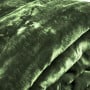 Laura Hill 600GSM Double-Sided Queen Size Faux Mink Blanket - Green thumbnail 9