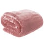 Laura Hill 600GSM Double-Sided Queen Size Faux Mink Blanket - Pink thumbnail 2