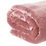 Laura Hill 600GSM Double-Sided Queen Size Faux Mink Blanket - Pink thumbnail 3