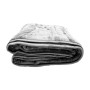 600GSM Double-Sided Queen Size Faux Mink Blanket - Pewter Silver thumbnail 3
