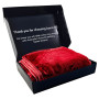 800GSM Heavy Double-Sided Faux Mink Blanket - Red thumbnail 8