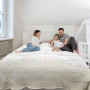 Laura Hill XL Double-Sided Oversized Faux Mink Blanket 305x305cm Beige thumbnail 11