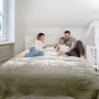 Laura Hill XL Double-Sided Oversized Faux Mink Blanket 305x305cm Olive thumbnail 11