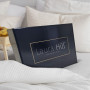 Laura Hill 600GSM Large Double-Sided Faux Mink Blanket- Navy thumbnail 11