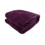600GSM Large Double-Sided Faux Mink Blanket - Purple thumbnail 1