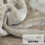 800GSM Heavy Double-Sided Faux Mink Blanket - Beige thumbnail 5