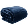 Laura Hill Faux Mink Blanket 800GSM Heavy Double-Sided - Navy Blue thumbnail 1
