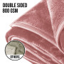 Laura Hill 800GSM Heavy Double-Sided Queen Faux Mink Blanket - Pink thumbnail 4