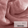 Laura Hill 800GSM Heavy Double-Sided Queen Faux Mink Blanket - Pink thumbnail 5