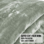 Laura Hill 800-GSM Mink Blanket Queen Size Double-Sided Soft Plush Bed Faux Throw Rug 220 X 240cm Heavy Sage thumbnail 7