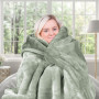 Laura Hill 800-GSM Mink Blanket Queen Size Double-Sided Soft Plush Bed Faux Throw Rug 220 X 240cm Heavy Sage thumbnail 8