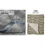 800GSM Heavy Double-Sided Faux Mink Blanket - Silver thumbnail 4