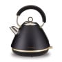 Morphy Richards Ascend Soft Gold Kettle Toaster Set 1.5L Electric Jug & 4-Slice Toaster Satin Black thumbnail 2