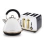 Morphy Richards Ascend Kettle and Toaster Set White Soft Gold 1.5L Jug Kettle 4 Slice Toaster Breakfast Pack thumbnail 1