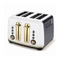 Morphy Richards Ascend Kettle and Toaster Set White Soft Gold 1.5L Jug Kettle 4 Slice Toaster Breakfast Pack thumbnail 3