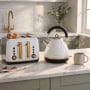 Morphy Richards Ascend Kettle and Toaster Set White Soft Gold 1.5L Jug Kettle 4 Slice Toaster Breakfast Pack thumbnail 10