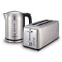 Morphy Richards Equip Stainless Steel Kettle and Toaster Set, 1L Jug Kettle & 4 Slice Long Slot Toaster Breakfast Pack thumbnail 1