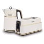 Morphy Richards Signature Kettle Toaster Set Matte Soft Gold 1.5L Jug Kettle & 4 Slice Long Slot Toaster White thumbnail 1