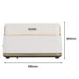 Morphy Richards Signature Kettle Toaster Set Matte Soft Gold 1.5L Jug Kettle & 4 Slice Long Slot Toaster White thumbnail 5