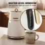 Morphy Richards Signature Kettle Toaster Set Matte Soft Gold 1.5L Jug Kettle & 4 Slice Long Slot Toaster White thumbnail 6