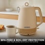 Morphy Richards Essence Scandi 1.7L Electric Kettle Swivel Base BPA-Free Boil-Dry Protection & Scandinavian Design thumbnail 7
