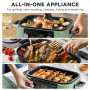 Morphy Richards 3L Non-stick Multifunction Electric Cooker Pan Green thumbnail 5