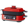 Morphy Richards 3L Non-Stick Multifunction Electric Cooker Pan in Red thumbnail 1