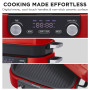 Morphy Richards 3L Non-Stick Multifunction Electric Cooker Pan in Red thumbnail 6