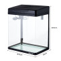 21L Complete Aquarium Kit With Bio Filter System LED Kit Curved Design thumbnail 4