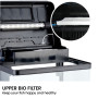 34L Complete Aquarium Kit With Bio Filter System LED Kit Curved Design thumbnail 5