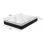 Laura Hill 32cm King Size Pocket Spring Mattress - Plush Euro Top, 5-Zone Support & High-Density Foam thumbnail 9
